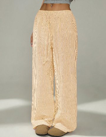 Pantaloni SHEIN, galben