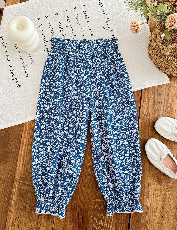 Pantaloni Shein Kids, albastru