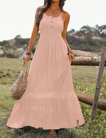 Rochie lunga SHEIN, roz