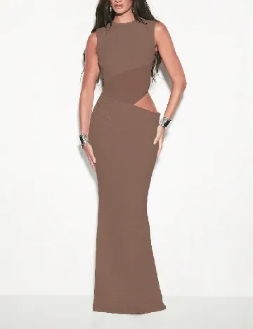 Rochie lunga KIZN, maro