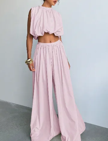 Pantaloni SHEIN, roz