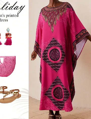 Rochie lunga SHEIN, roz