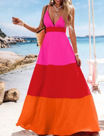 Rochie lunga SHEIN, mix culori