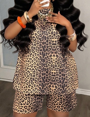 Compleu SHEIN CURVE, animal print