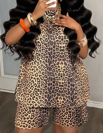Compleu SHEIN CURVE, animal print