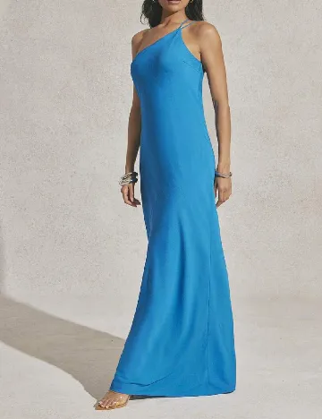 Rochie lunga Haute, albastru
