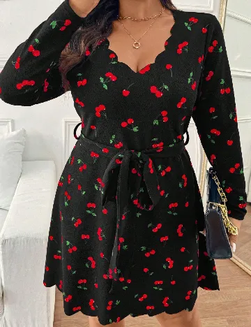 Rochie scurta SHEIN CURVE, negru