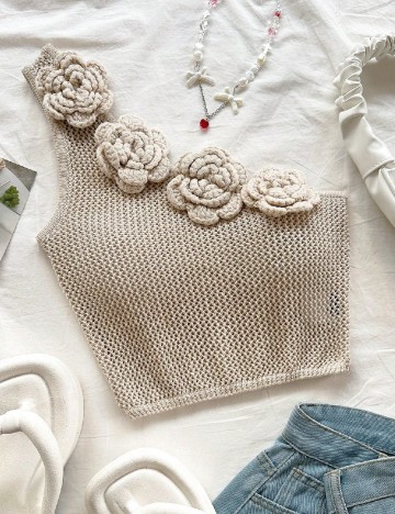 Top SHEIN, bej