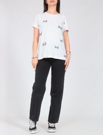 Tricou Bershka, alb
