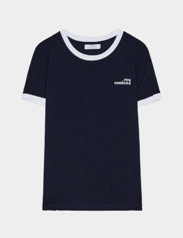 Tricou Bershka, albastru