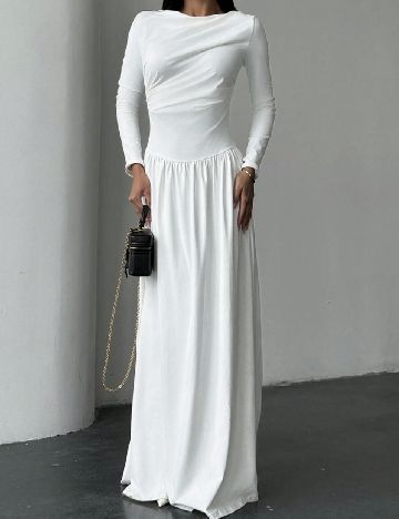 Rochie lunga SHEIN, alb