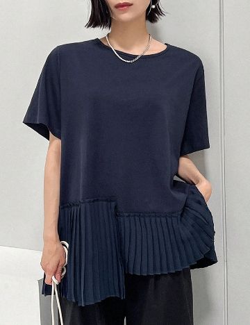 Bluza Friful, bleumarin