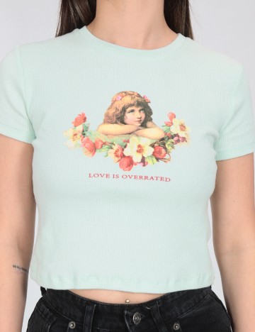 Tricou Bershka, verde