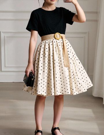 Rochie Shein Kids, mix culori