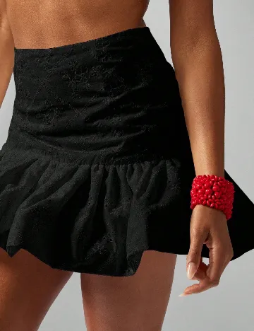 Fusta Missguided, negru