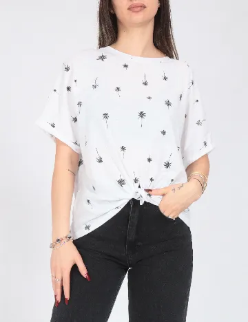 Tricou Bershka, alb