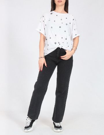 Tricou Bershka, alb