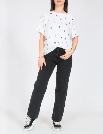 Tricou Bershka, alb