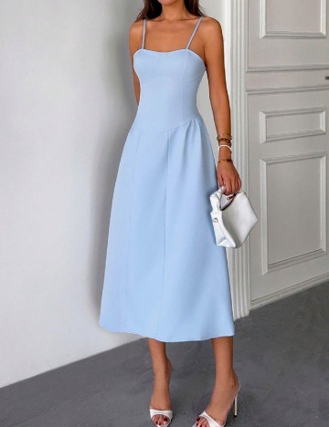Rochie medie SHEIN, albastru