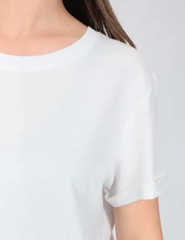 Tricou Bershka, alb