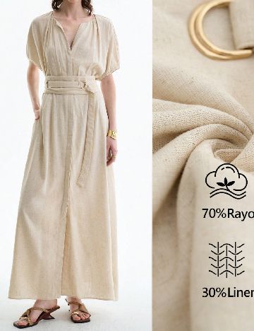 Rochie lunga SHEIN, bej