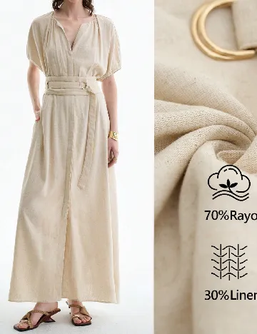 Rochie lunga SHEIN, bej