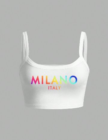 Top SHEIN, alb