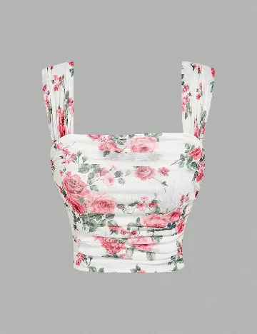 Top SHEIN, alb