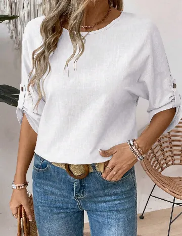 Bluza SHEIN, alb