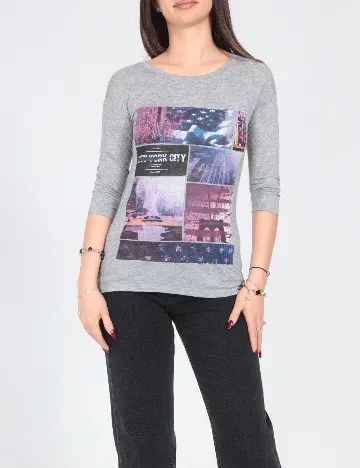 Bluza Bershka, gri