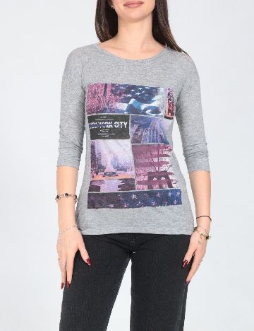 Bluza Bershka, gri