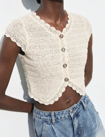 Top SHEIN, crem