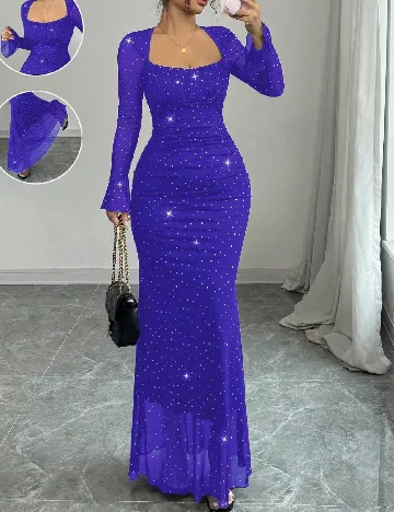 Rochie lunga SHEIN, albastru
