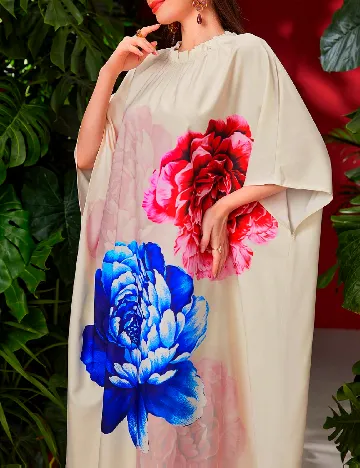 Rochie lunga SHEIN, crem