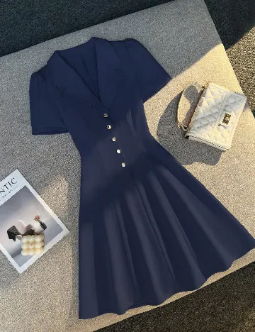 Rochie scurta SHEIN, bleumarin