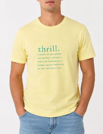 Tricou Zara, galben