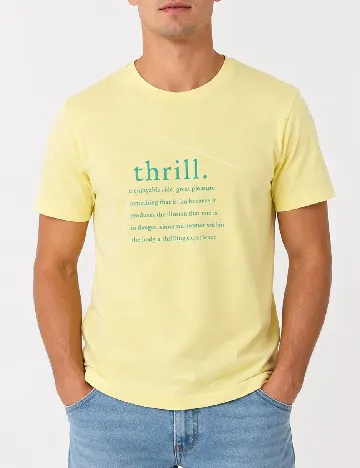 Tricou Zara, galben