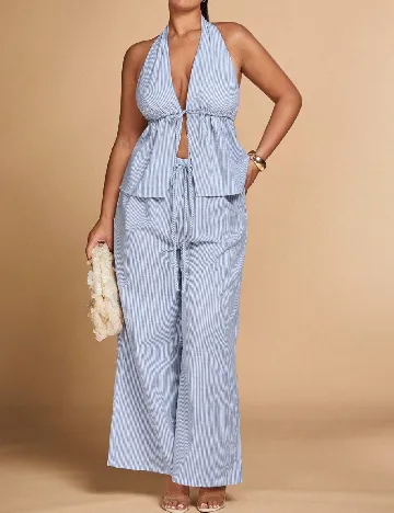 Compleu SHEIN CURVE, albastru