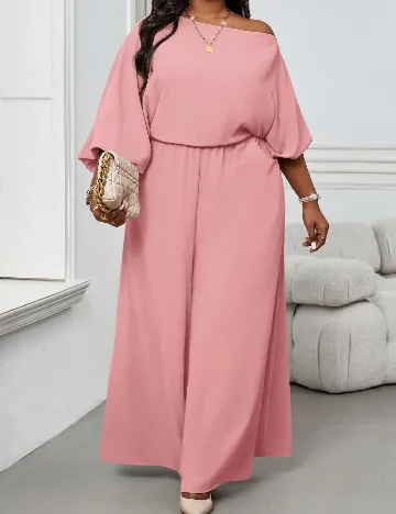 Salopeta SHEIN CURVE, roz