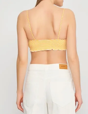 Top Bershka, portocaliu