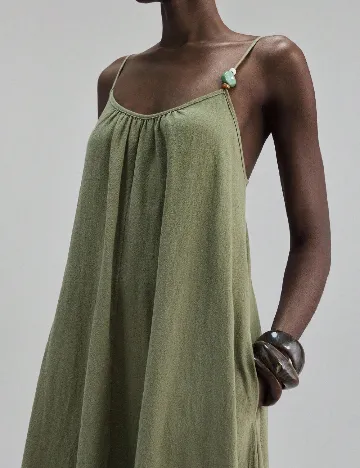 Rochie lunga SHEIN, verde