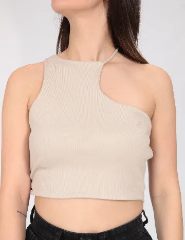 Top Bershka, crem