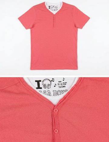 Tricou Zara, corai