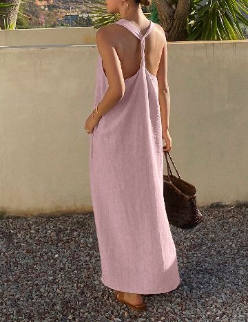Rochie lunga SHEIN, roz