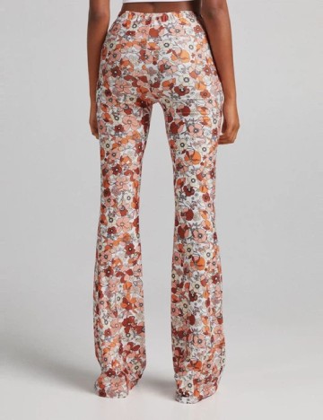 Pantaloni Bershka, floral print