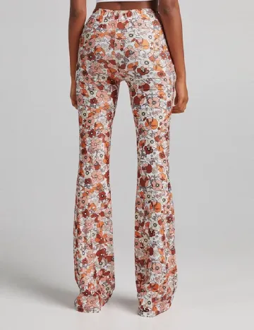Pantaloni Bershka, floral print