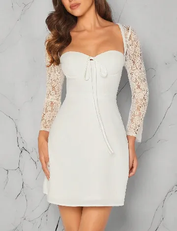 Rochie scurta SHEIN, alb