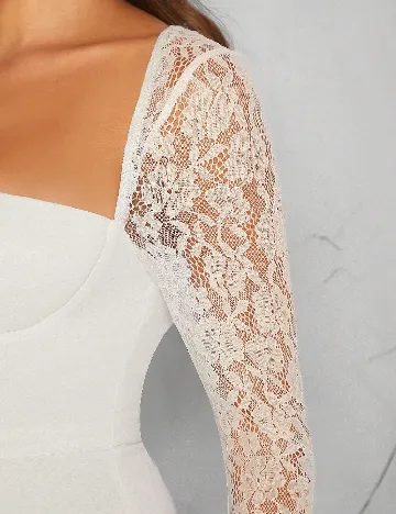 Rochie scurta SHEIN, alb