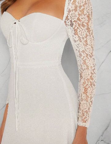 Rochie scurta SHEIN, alb