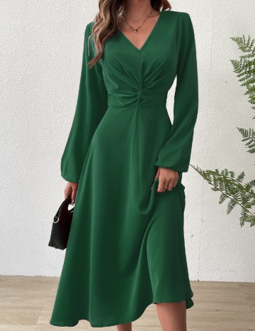 Rochie medie SHEIN, verde